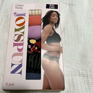Joyspun Women's Cotton Thong